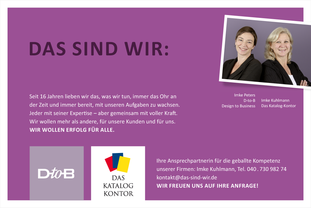 Das sind wir: Imke Peters und Imke Kuhlmann